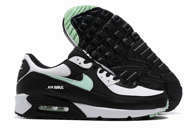 Nike Air Max 90 Black White Tiffany Blue Men's Shoes-23